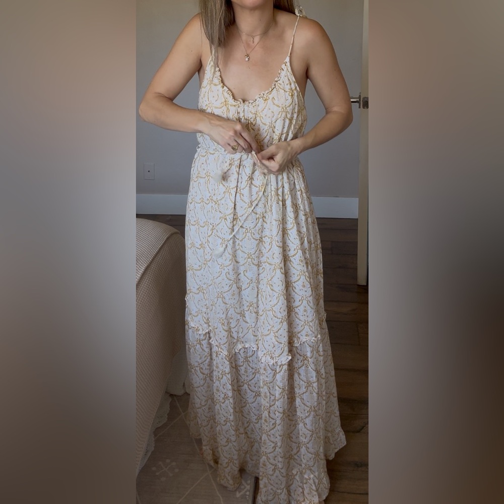 100% Cotton Beautiful Maxi Dress Lines